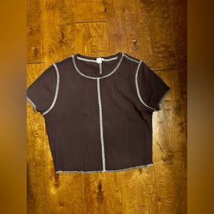 garage brown shirt
